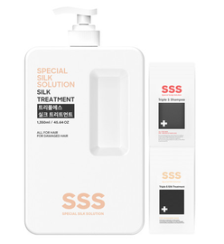 [Nasil_Family] SSS Silk Hair Treatment 1350ml / 45.64oz + 5ml 10 pcs _ Scalp care, Nutritional supply, Strengthening hair _ Made In Korea